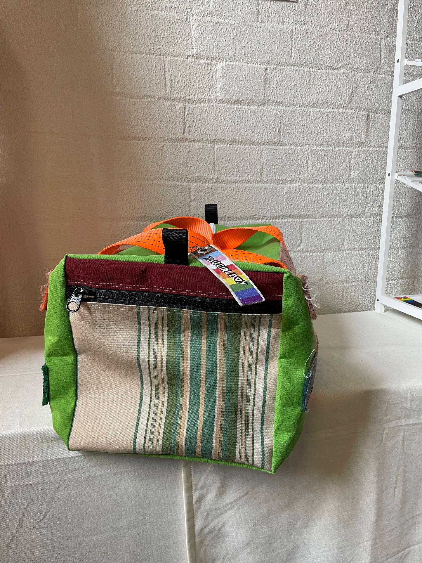REPURPOSED by You Girl Boy - Canvas Duffle Weekender/Gym Bag PREORDER DEPOSIT